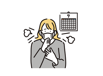 せき（咳）が止まらない原因は？対処法と長引く場合の受診目安のサムネイル画像